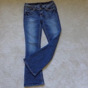 Earl Jean Blue Denim Medium Wash Boot Cut Jeans